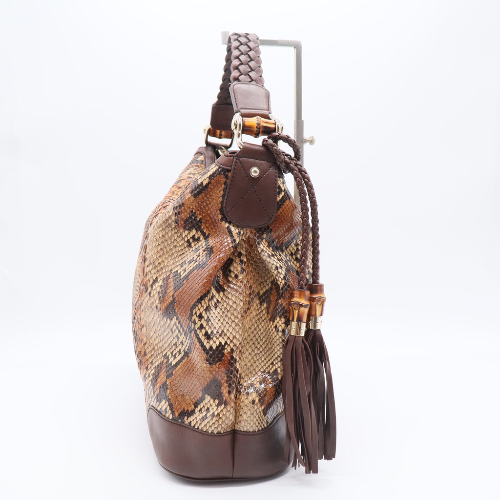 Eva Bag Python Hobo Large Gisel