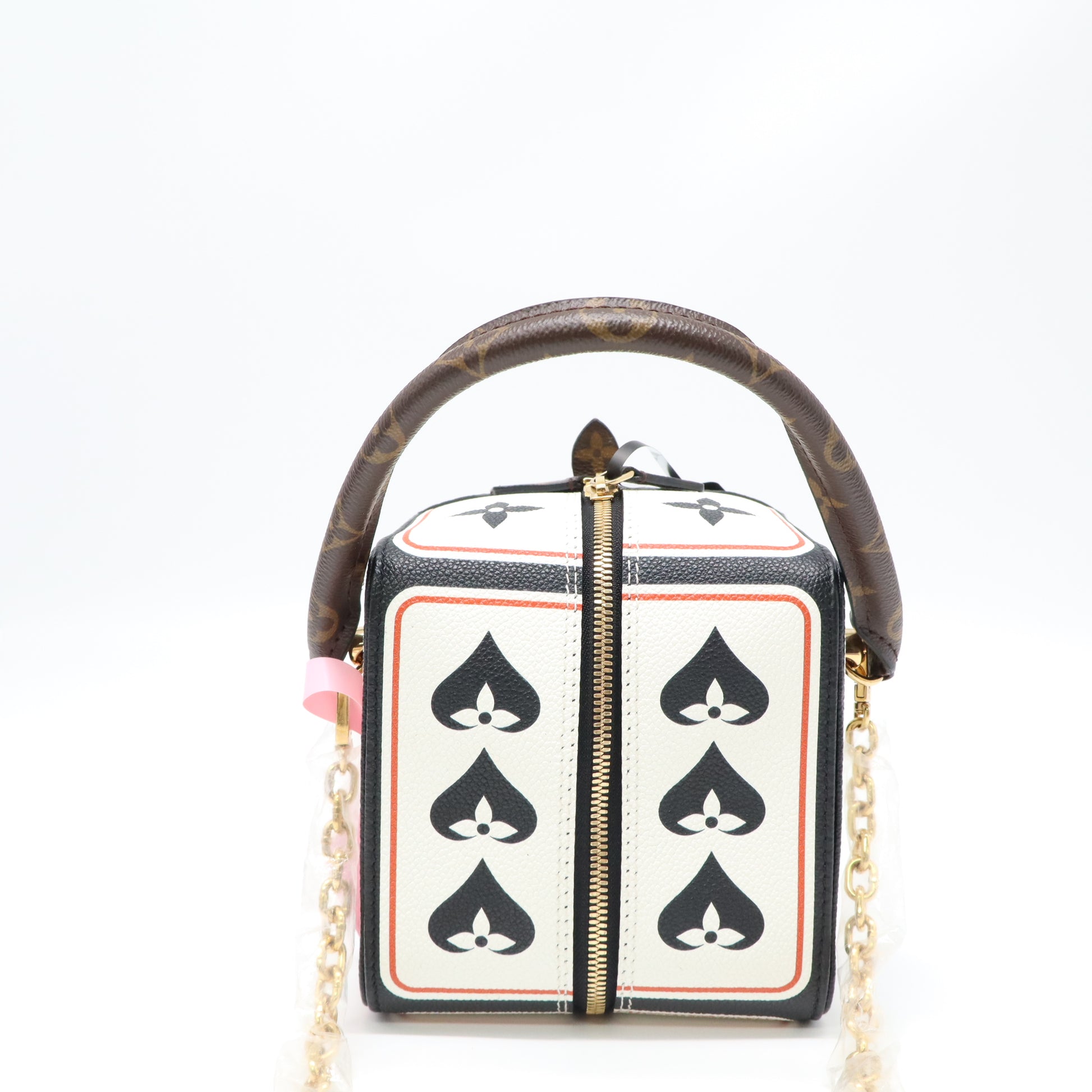 Louis Vuitton Game On Monogram Canvas Square Dice Bag White twins LDJ4405