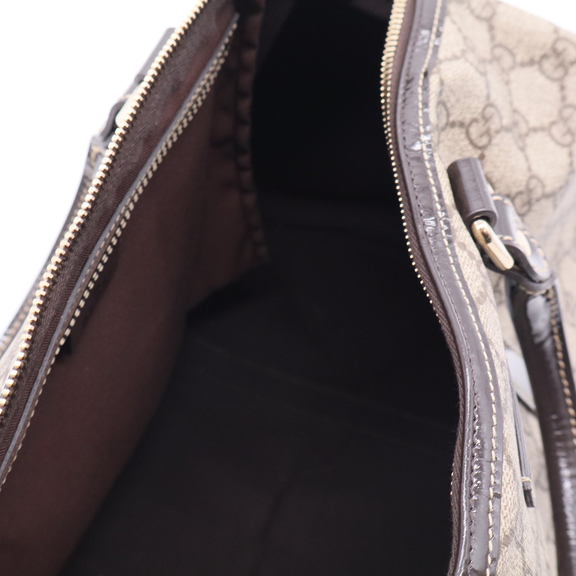 Joy Boston Bag GG Coated Canvas Medium