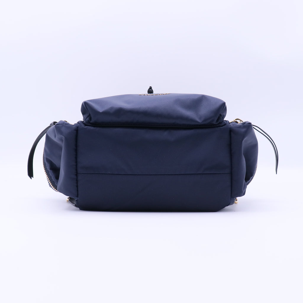 Nylon Medium Rucksack Backpack Ink Blue B21710