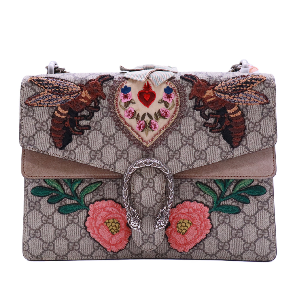 Dionysus Bag Embellished GG Coated Canvas Medium