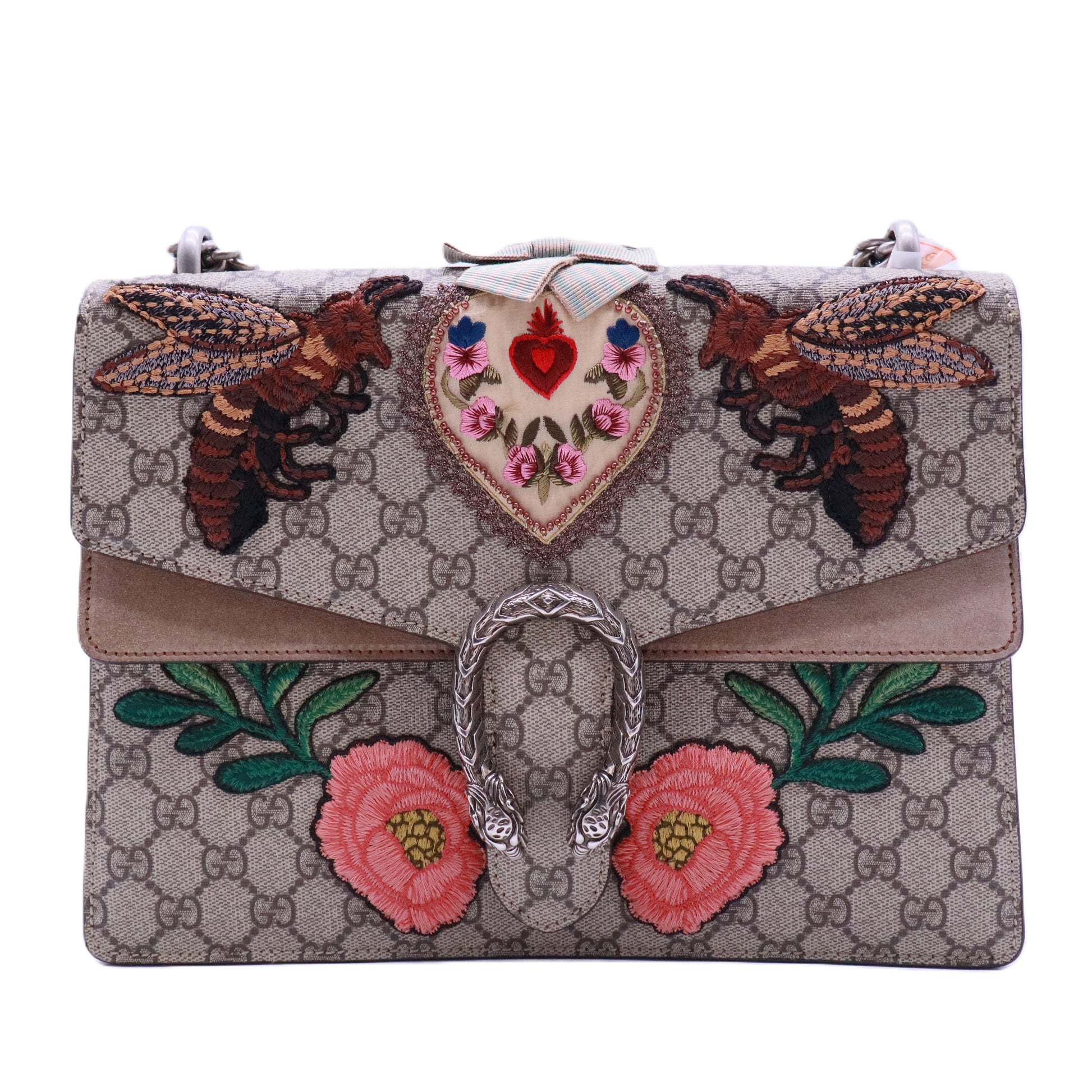Dionysus Bag Embellished GG Coated Canvas Medium