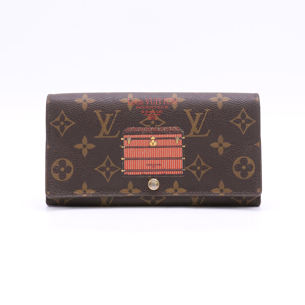 Monogram Trunks and Locks Sarah Wallet Twins LDJ5697