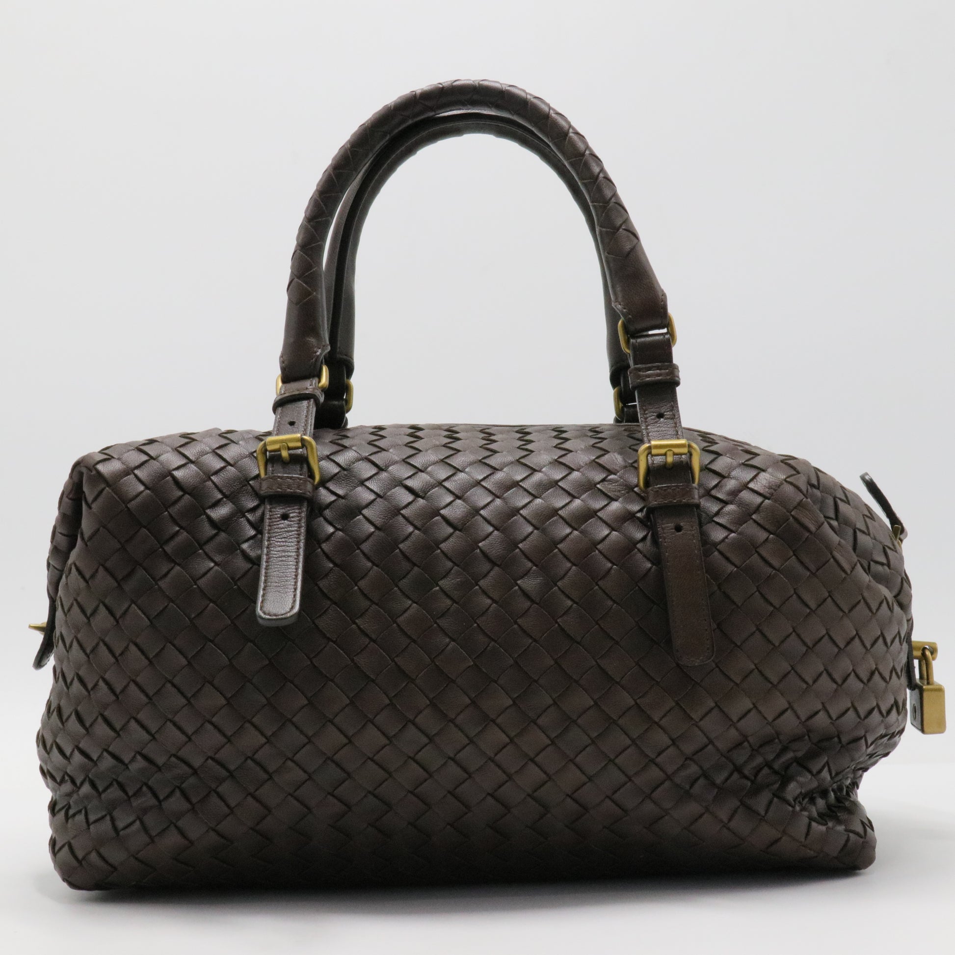 Montaigne Handle Bag Intrecciato Nappa Medium