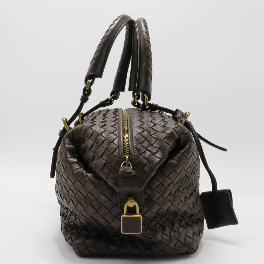 Montaigne Handle Bag Intrecciato Nappa Medium