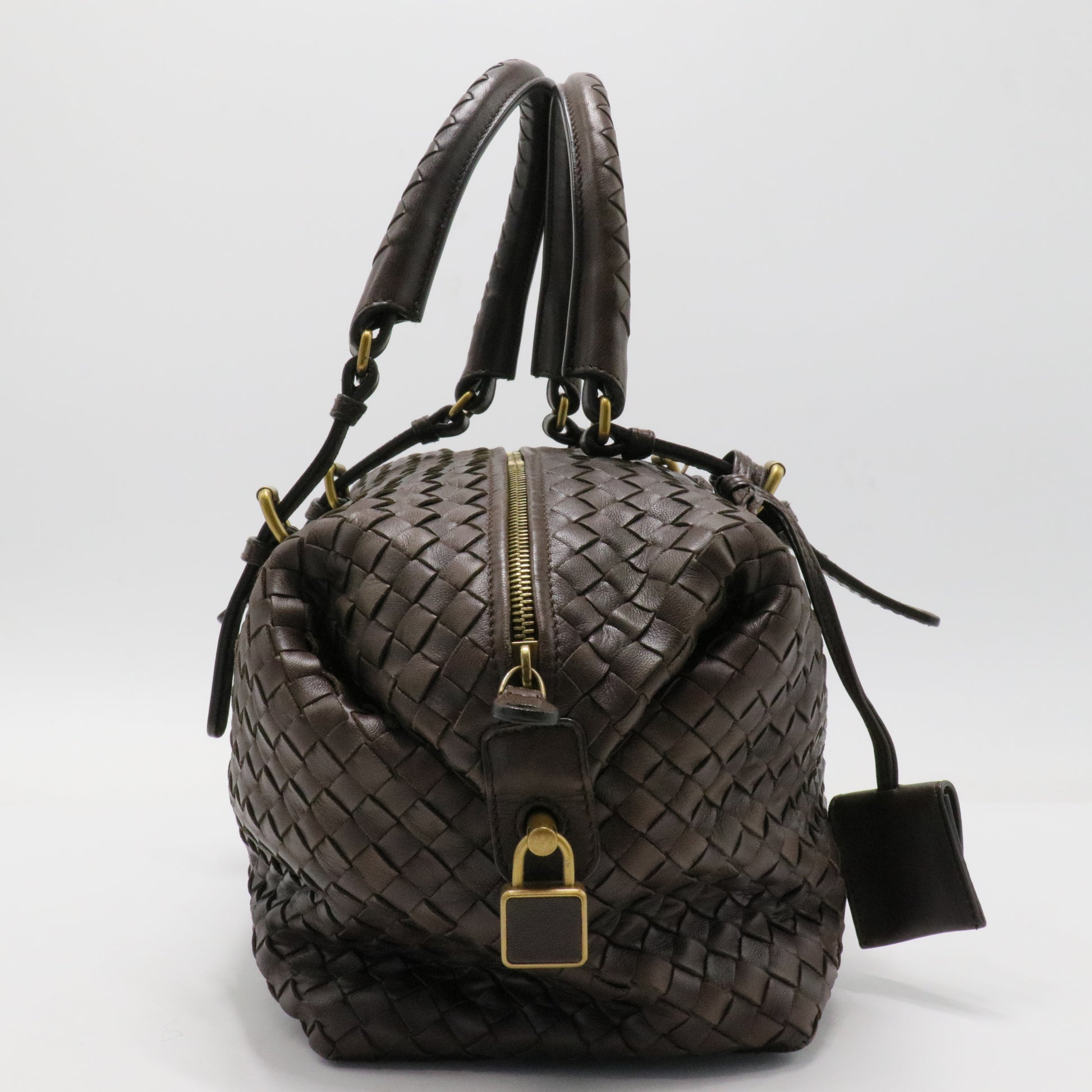 Montaigne Handle Bag Intrecciato Nappa Medium