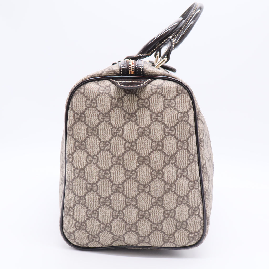 Joy Boston Bag GG Coated Canvas Medium