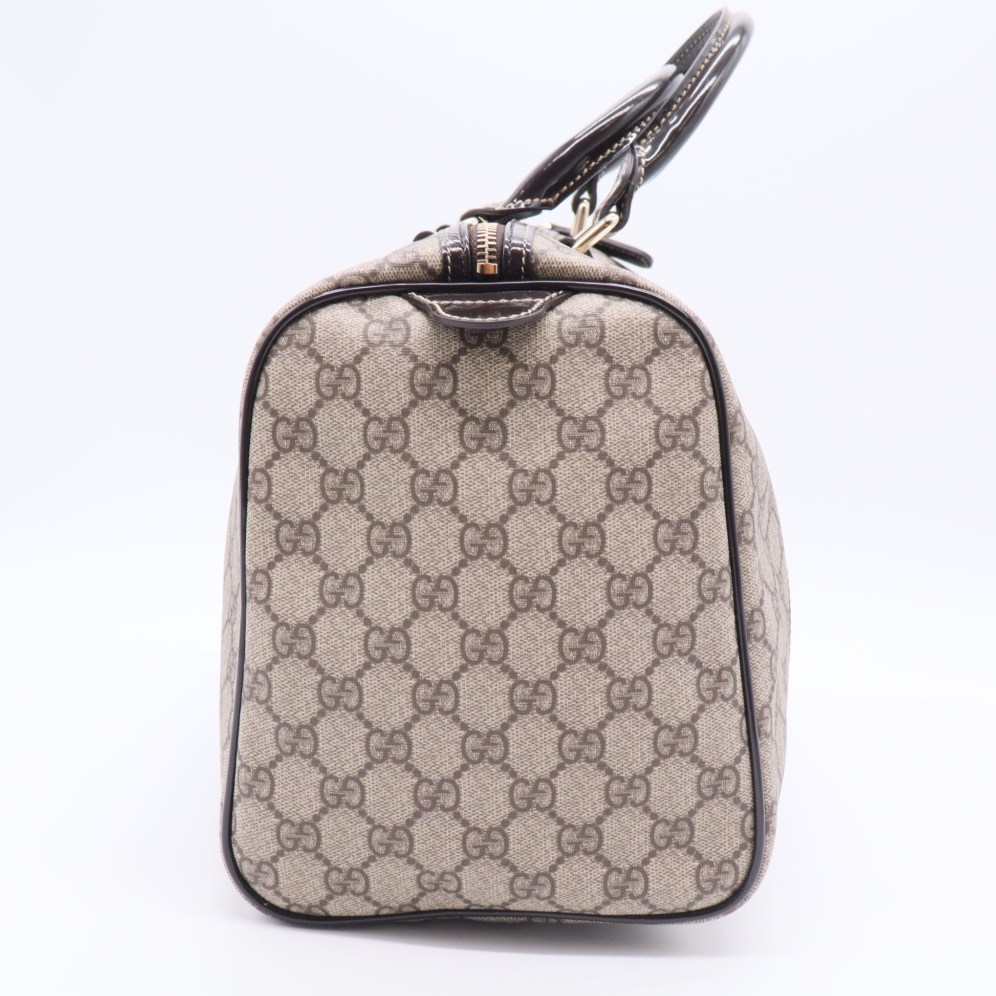 Joy Boston Bag GG Coated Canvas Medium