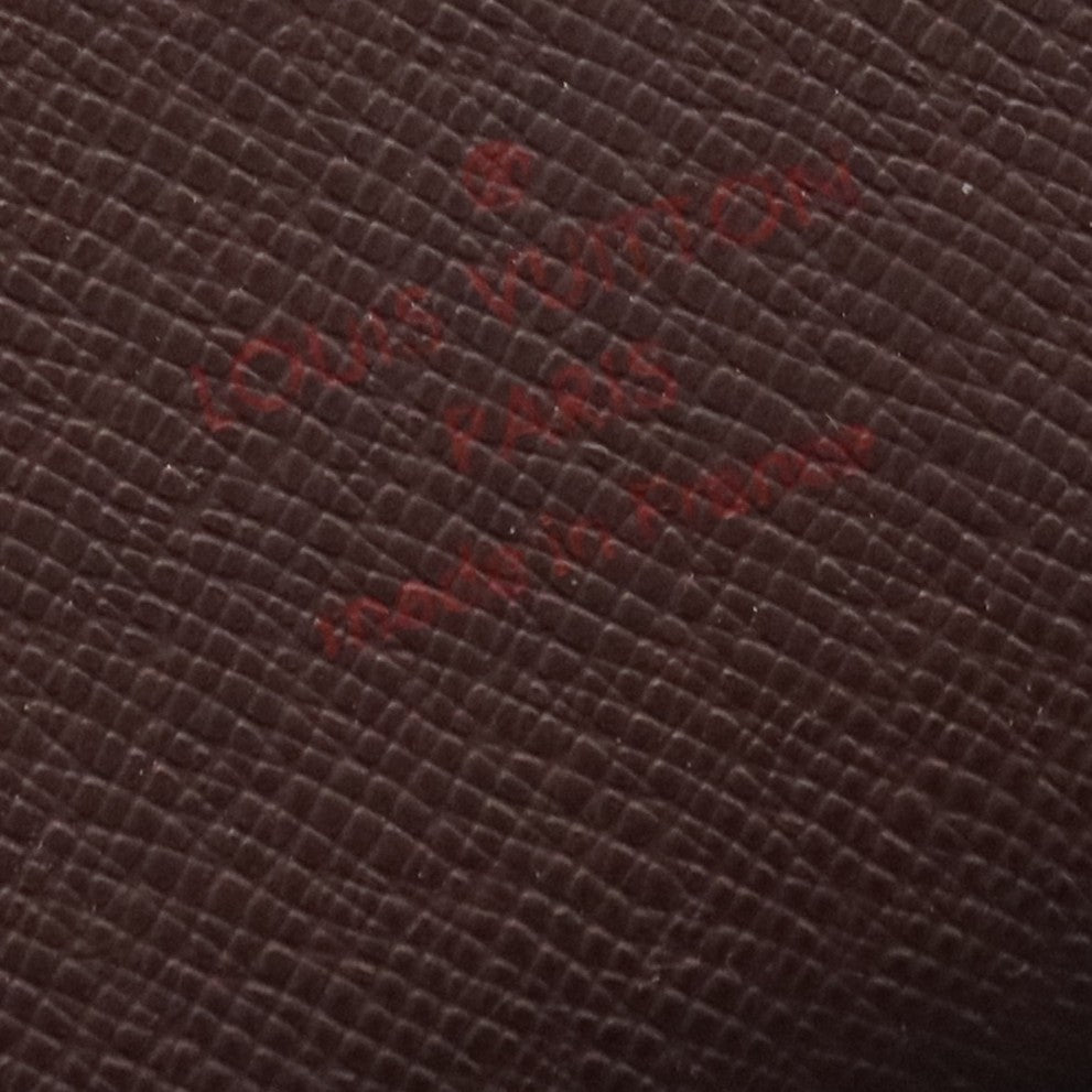 Zippy Wallet Damier Ebene Canvas