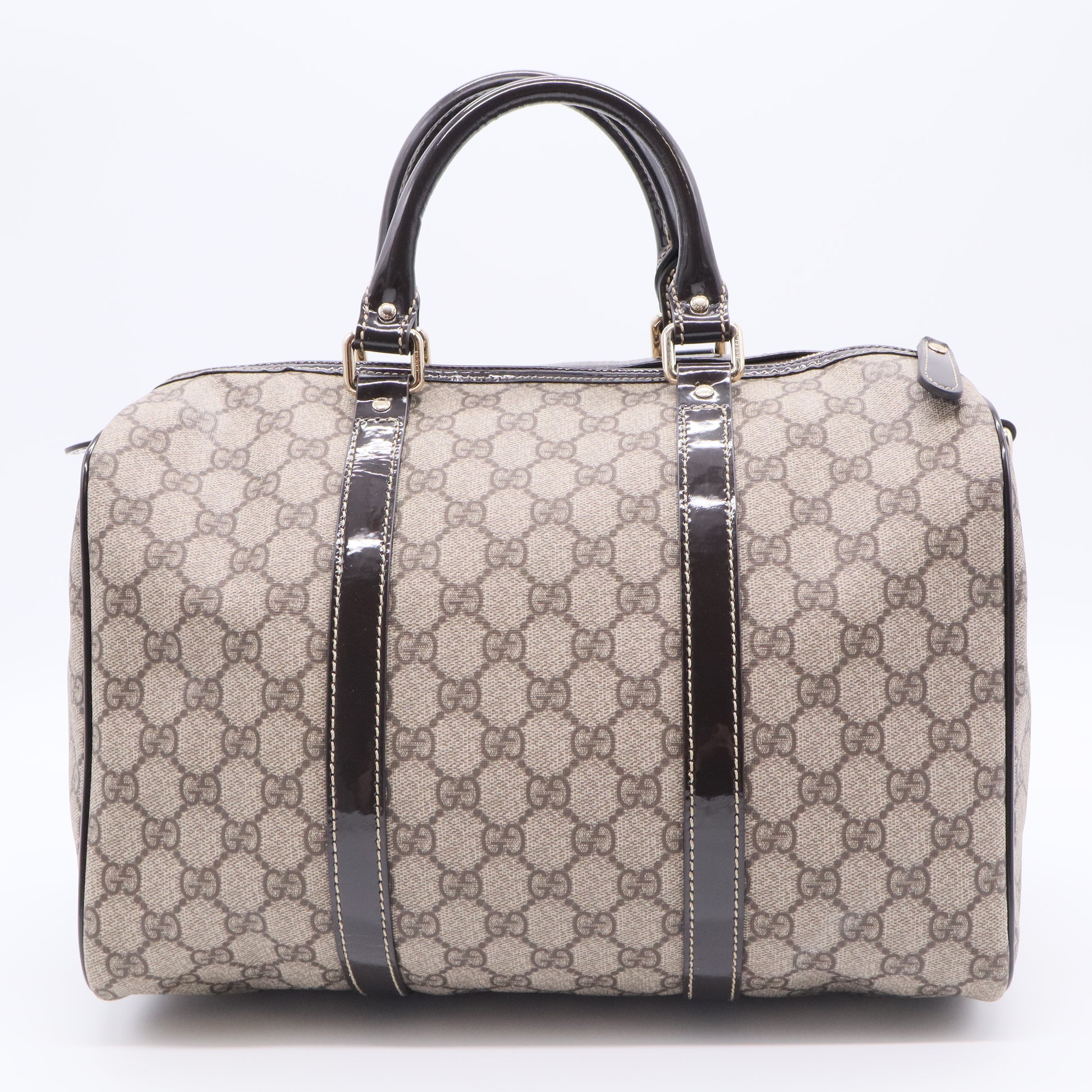Joy Boston Bag GG Coated Canvas Medium