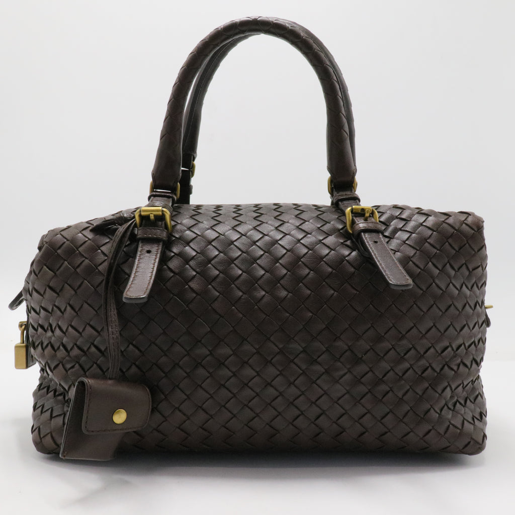 Montaigne Handle Bag Intrecciato Nappa Medium