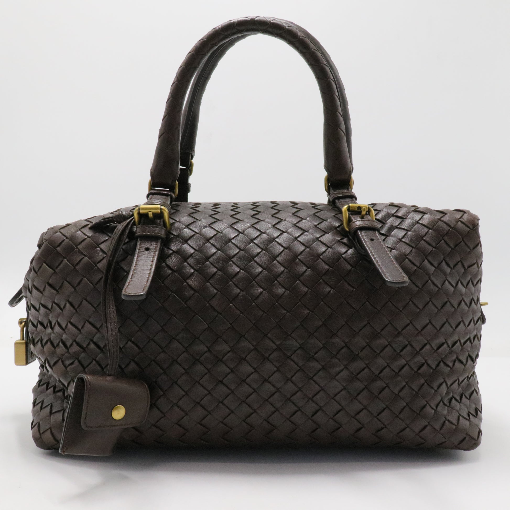 Montaigne Handle Bag Intrecciato Nappa Medium