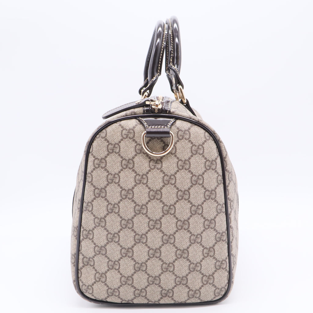 Joy Boston Bag GG Coated Canvas Medium