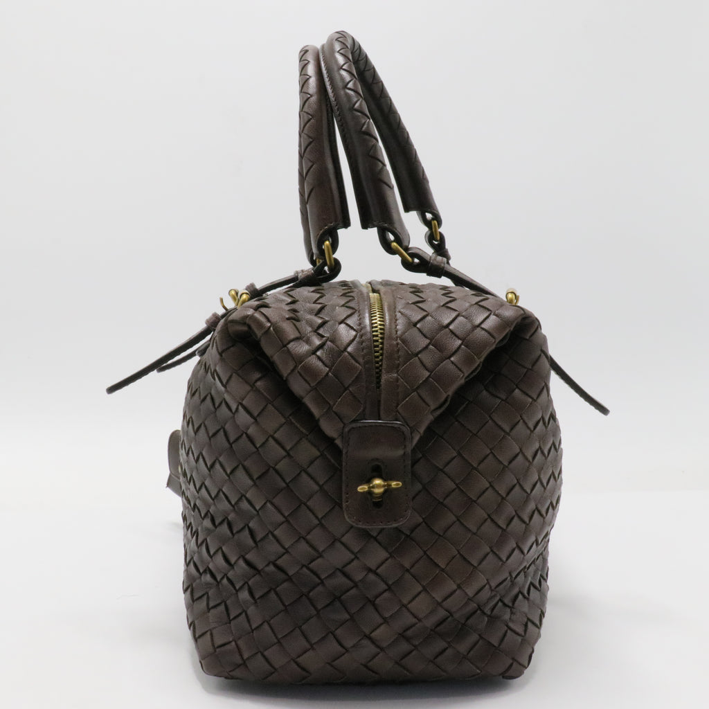 Montaigne Handle Bag Intrecciato Nappa Medium