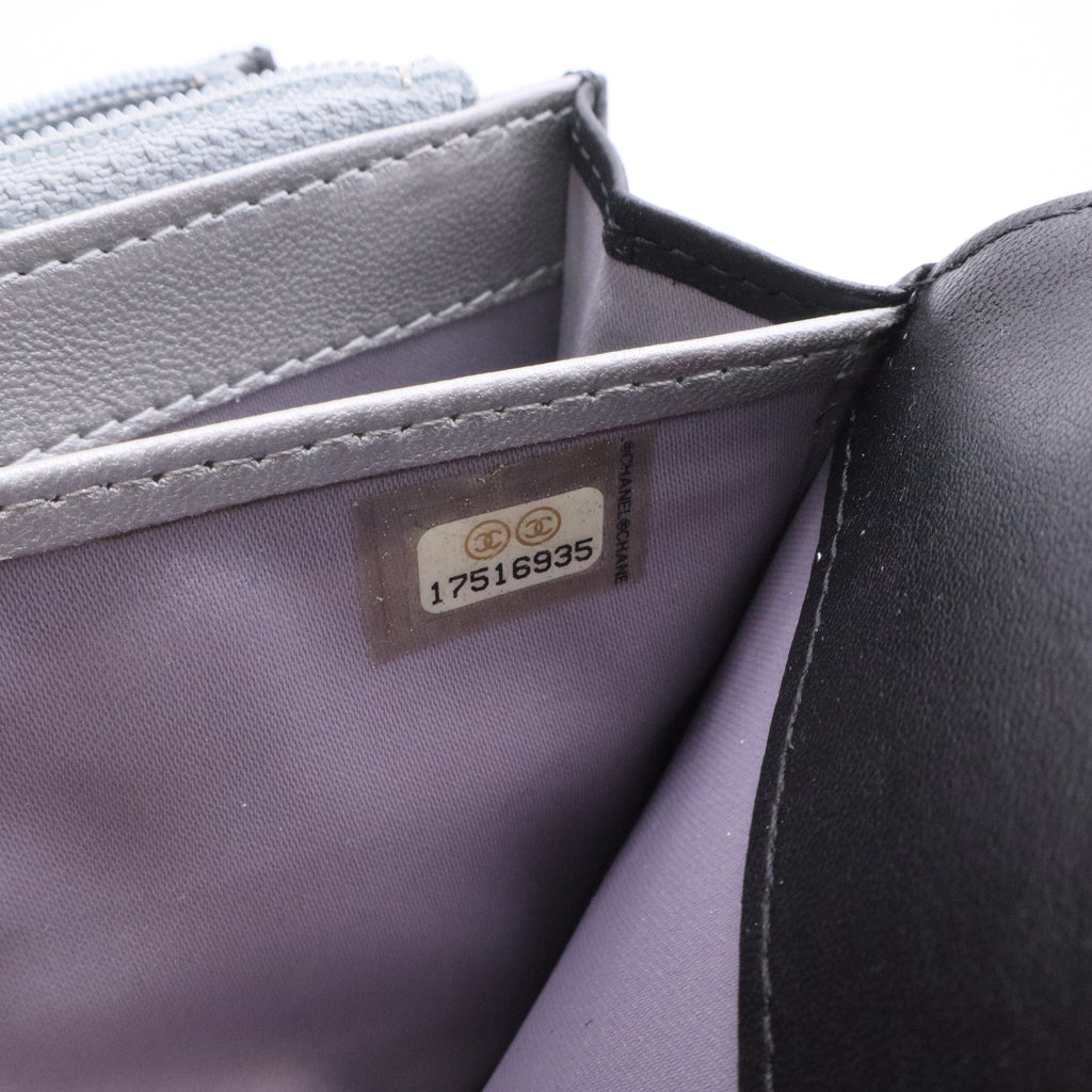 Chanel Camellia Embossed Long Wallet