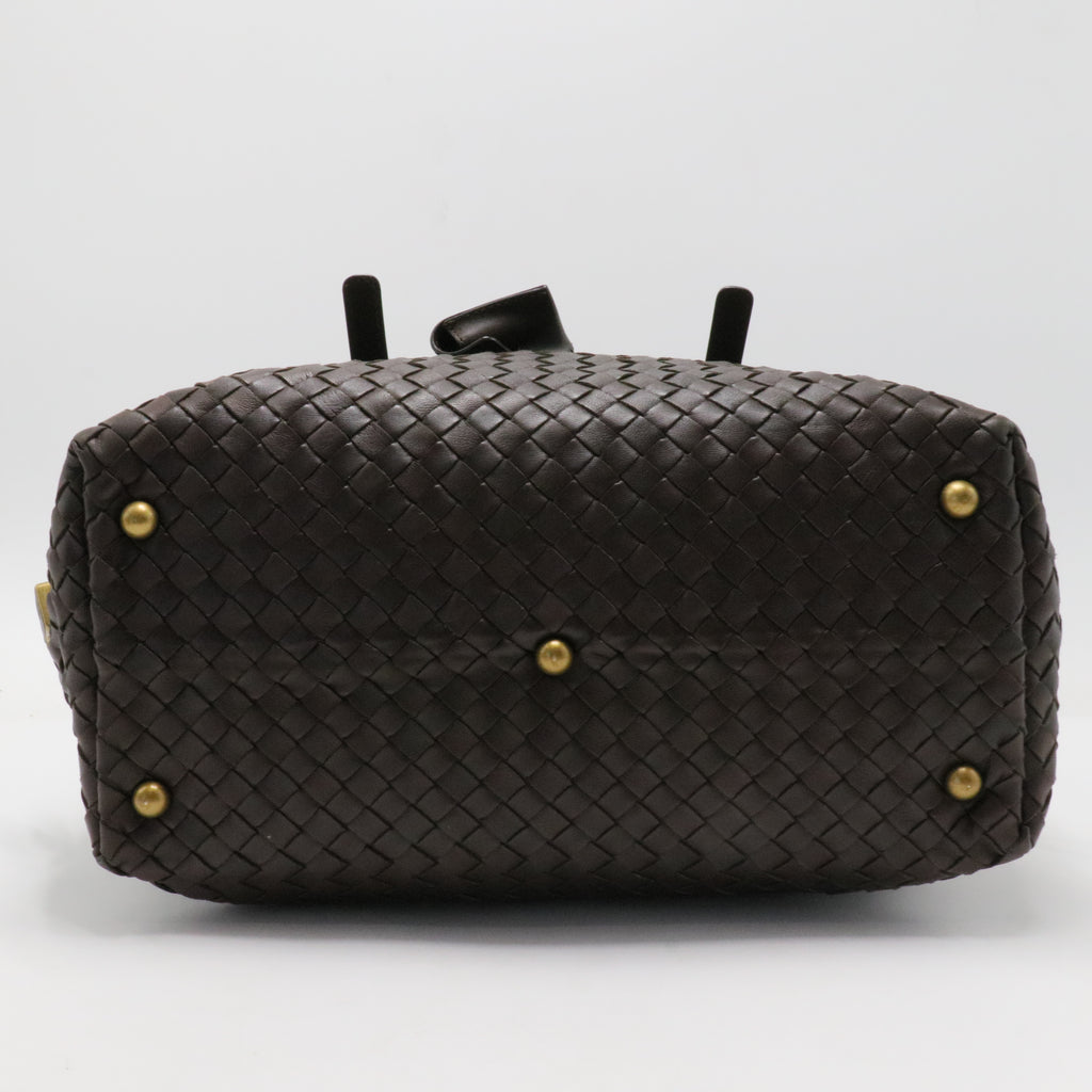 Montaigne Handle Bag Intrecciato Nappa Medium