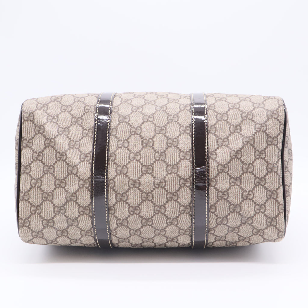 Joy Boston Bag GG Coated Canvas Medium