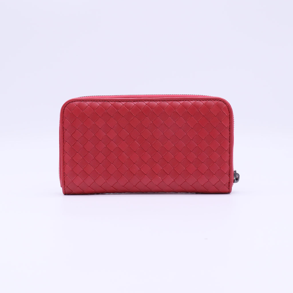 Bottega Veneta Intrecciato Zip-Around Long Wallet W22020