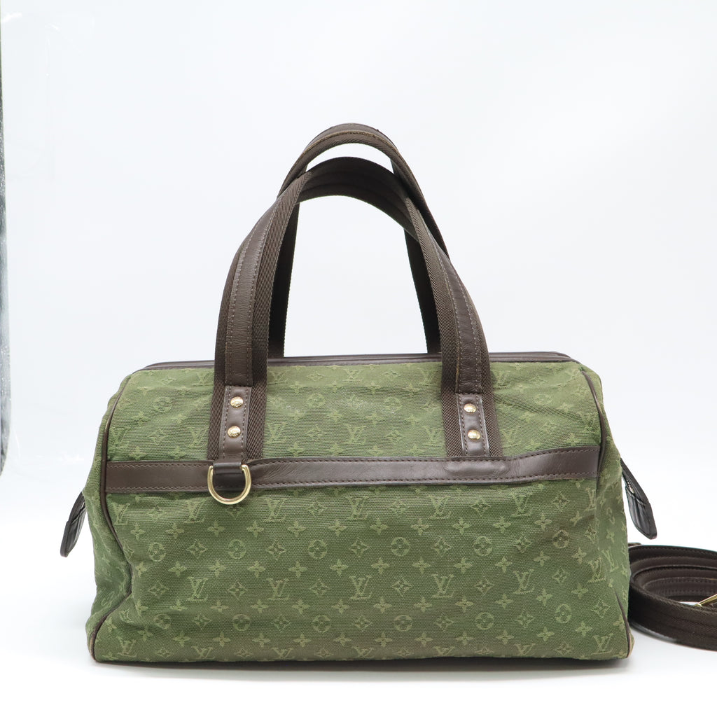 Louis Vuitton Monogram Mini Lin Josephine GM Khaki Green twins LDJ4372