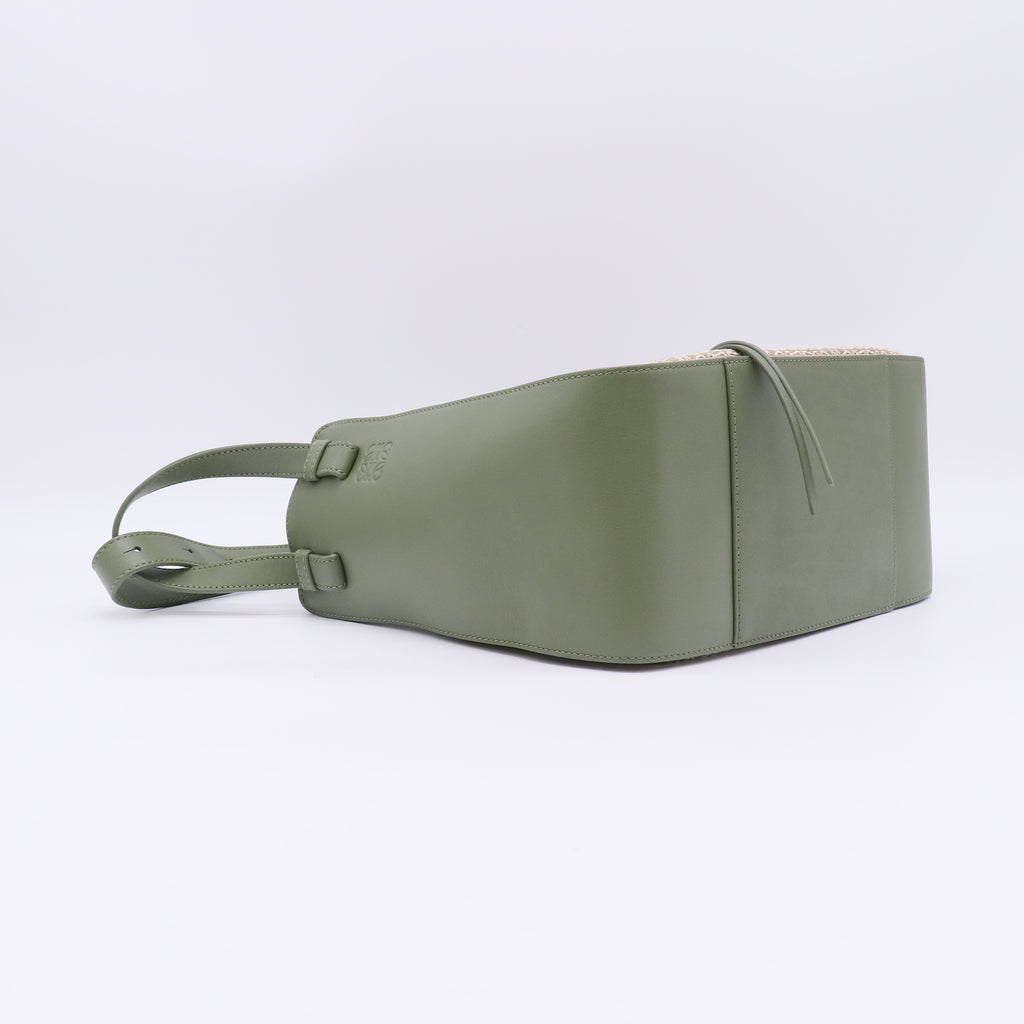 Loewe Hammock Bag Leather and Anagram Jacquard twins LDJ5045