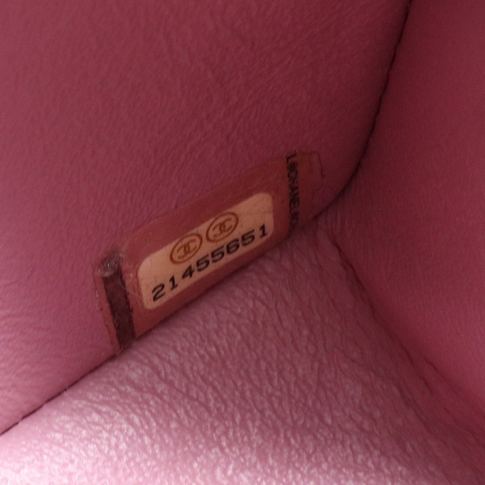 Chanel Classic Flap bag in pink caviar leather  twins