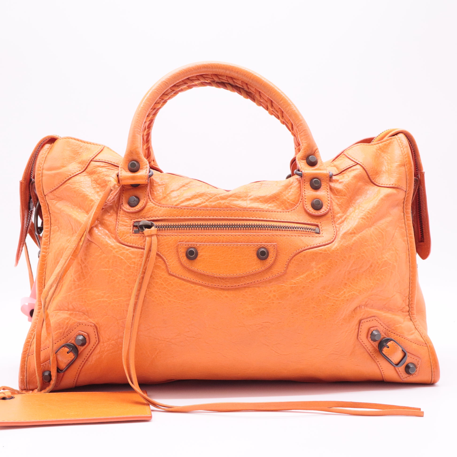 City Classic Studs Bag Leather Medium twins