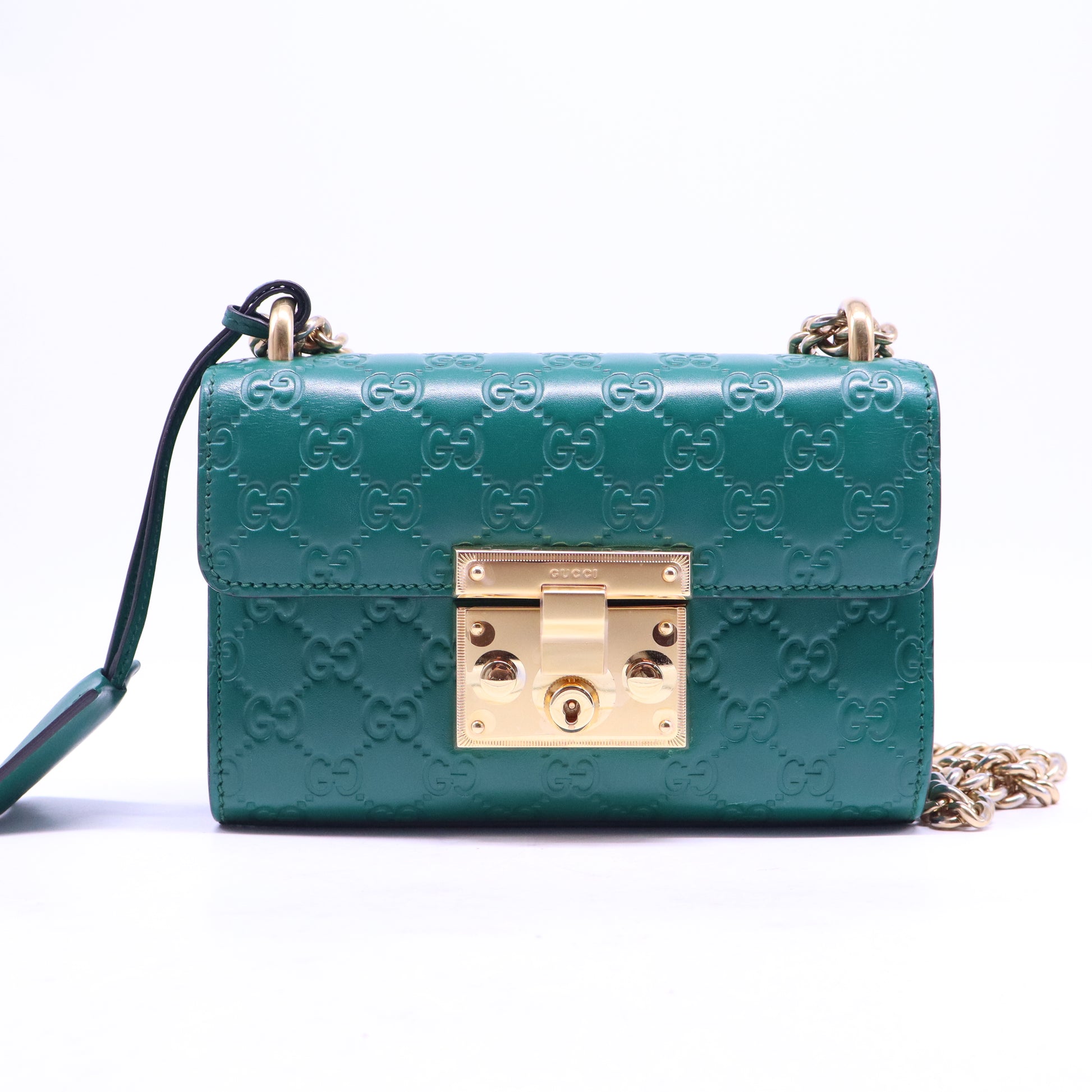 Padlock Shoulder Bag Guccissima Leather Small B20907