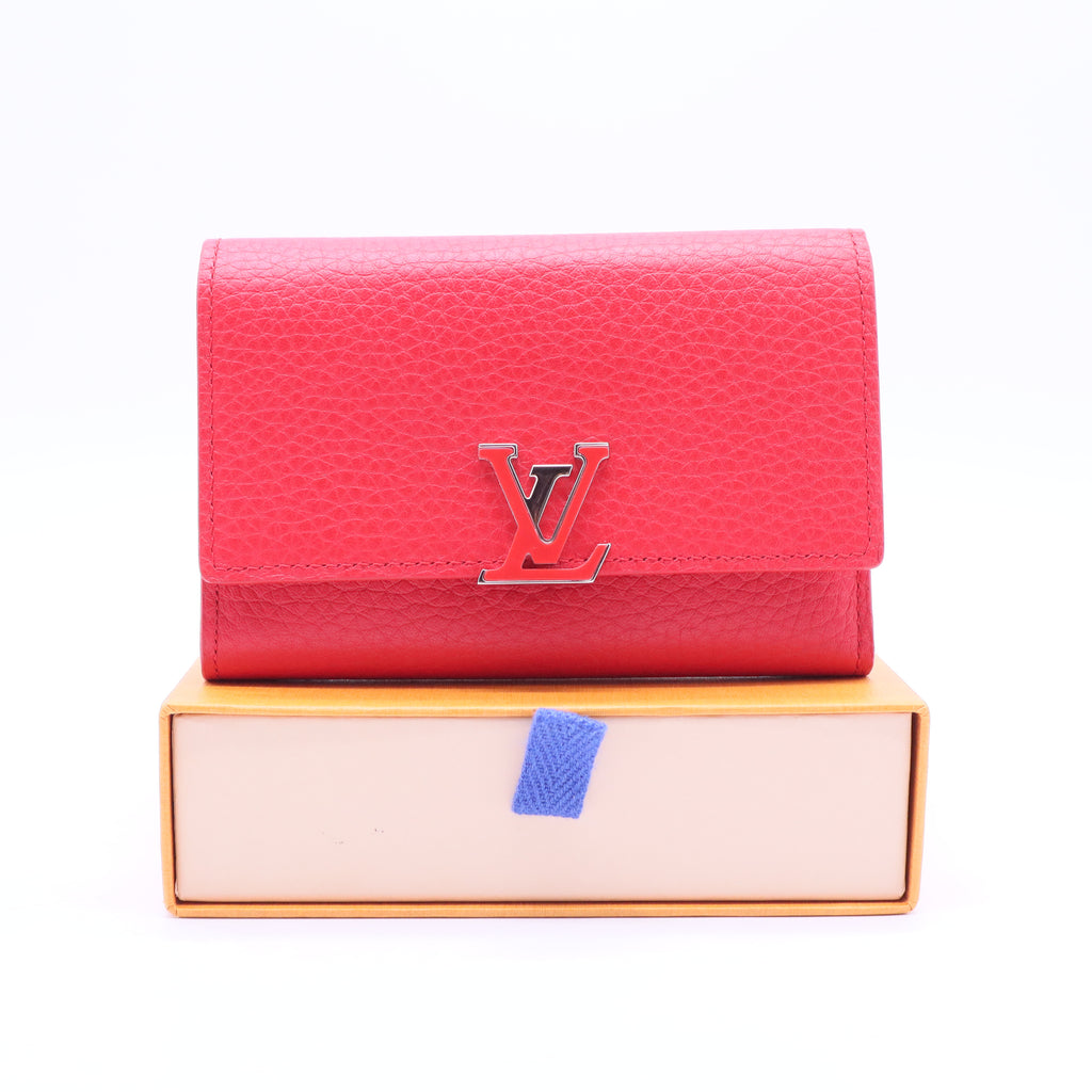 Capucines leather wallet TWINS W20404