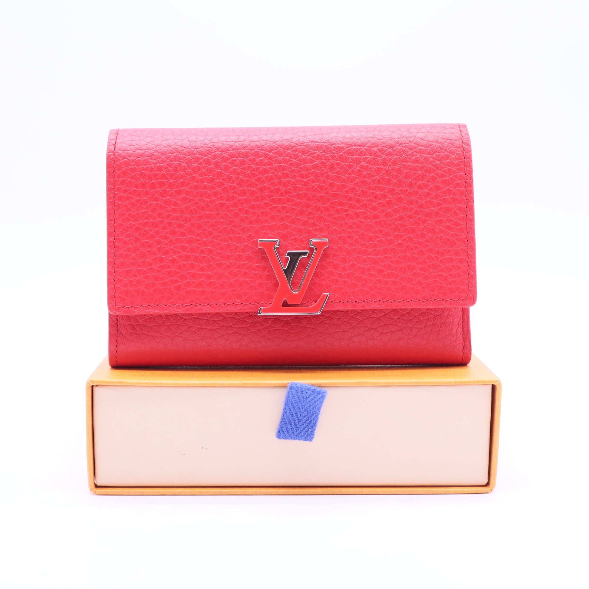 Capucines leather wallet TWINS W20404