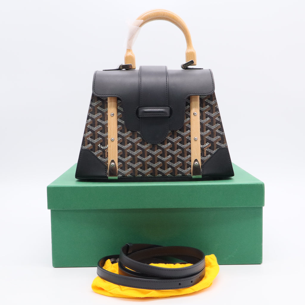 Goyard Goyardine Saigon PM Black Twins LDJ3065