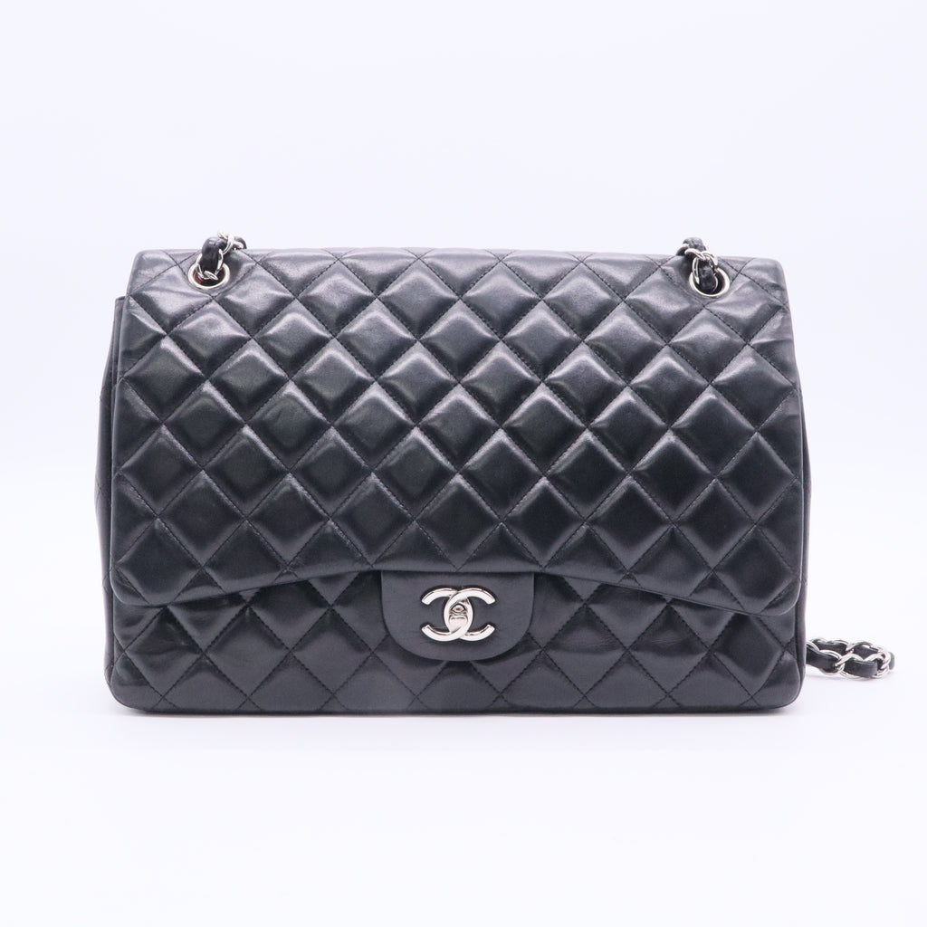 Classic Flap Bag Quilted Lambskin Jumbo Twins