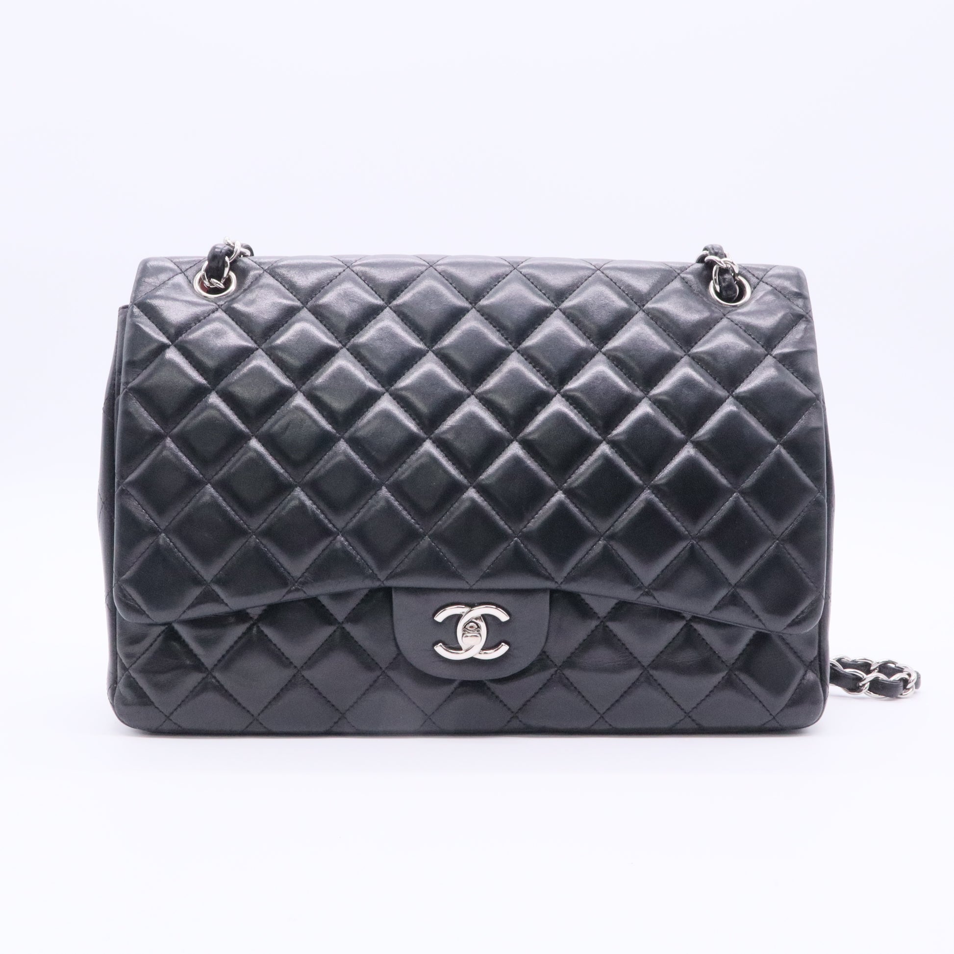 Classic Flap Bag Quilted Lambskin Jumbo Twins
