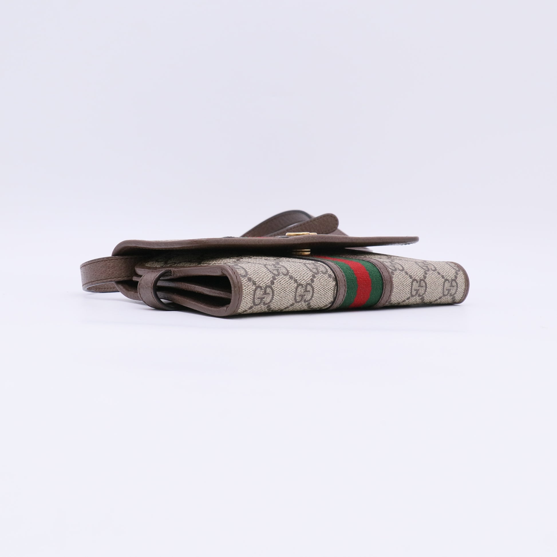 Ophidia Trifold Wallet Crossbody Bag GG Coated Canvas Twins LDJ5678