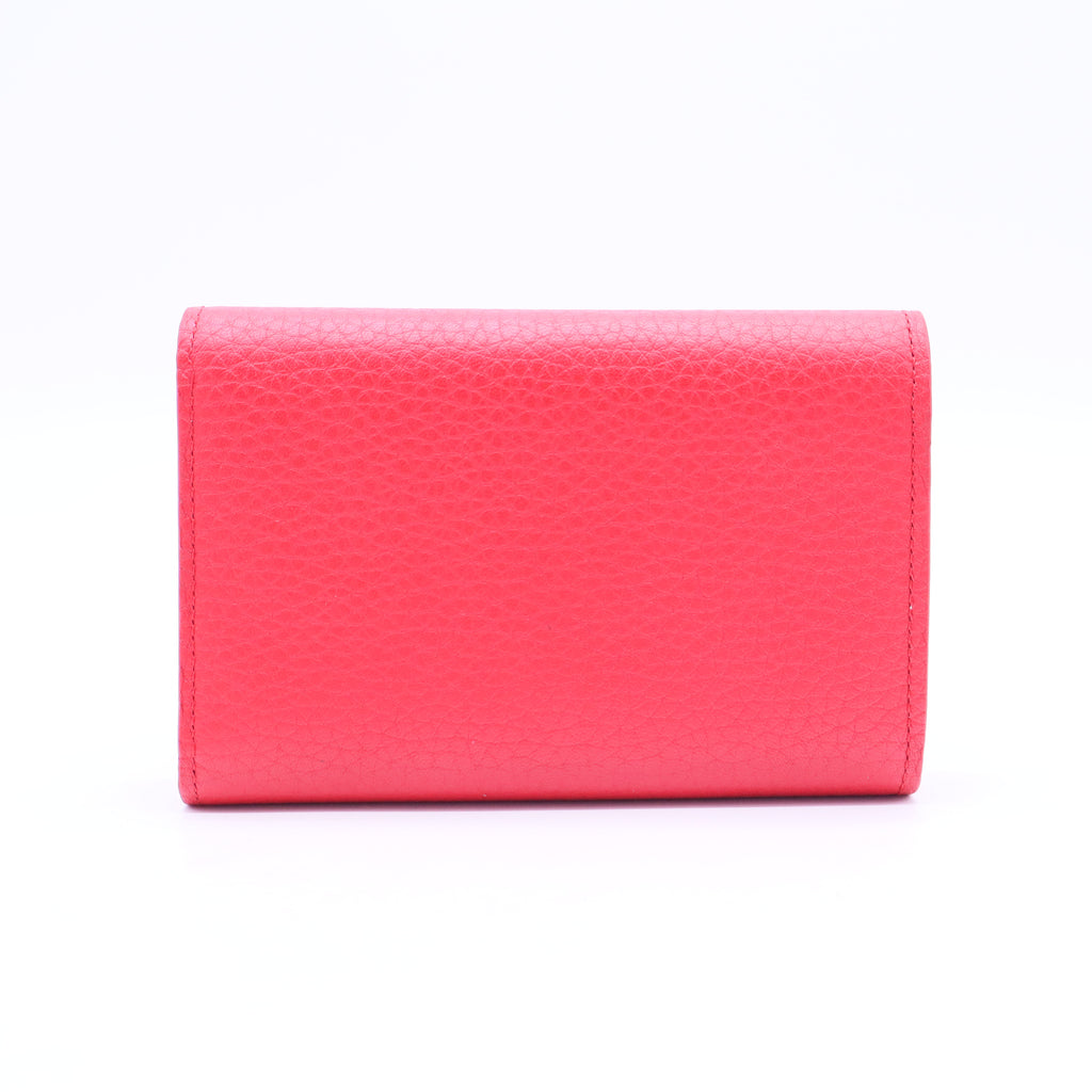 Capucines leather wallet TWINS W20404