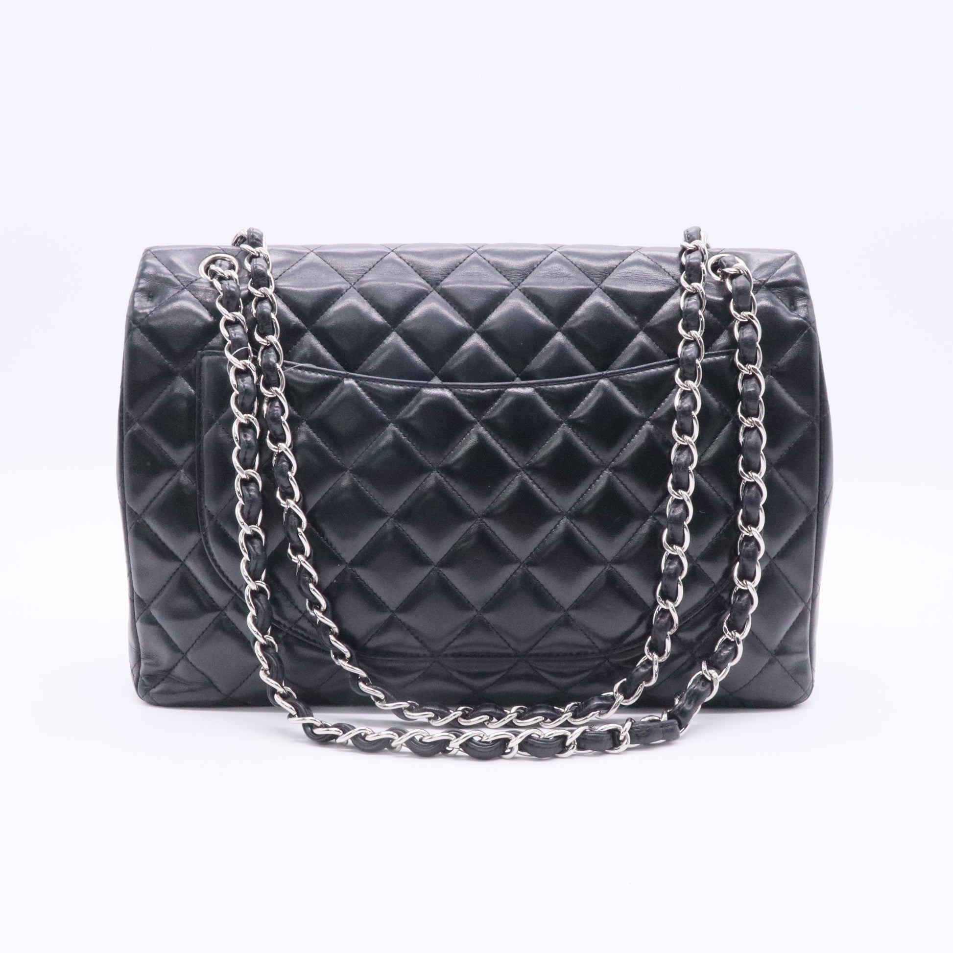Classic Flap Bag Quilted Lambskin Jumbo Twins