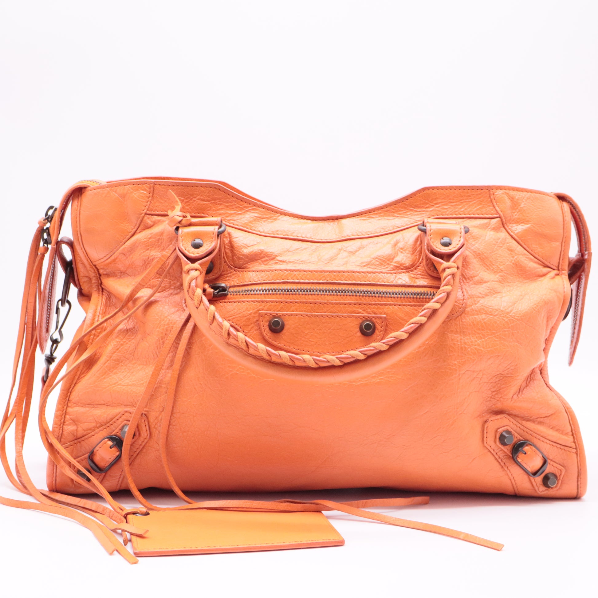 Giant 12 Work Bag Leather Tote twins