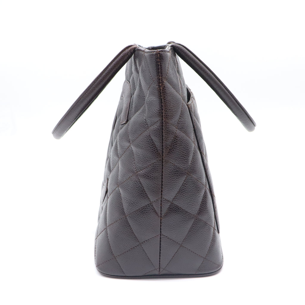 Medallion Tote Quilted Caviar B22266