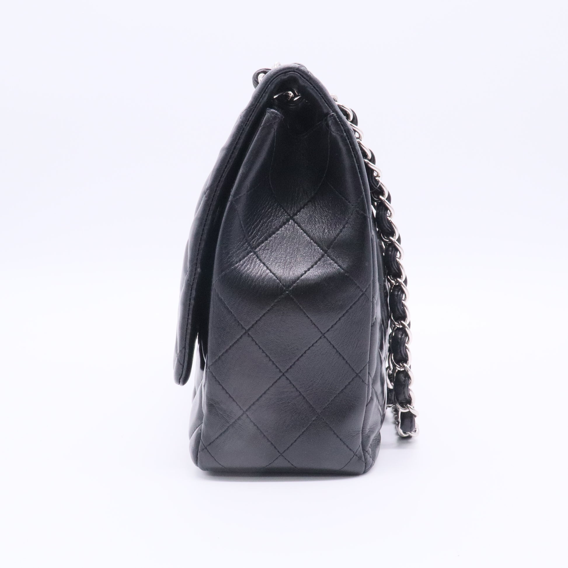 Classic Flap Bag Quilted Lambskin Jumbo Twins