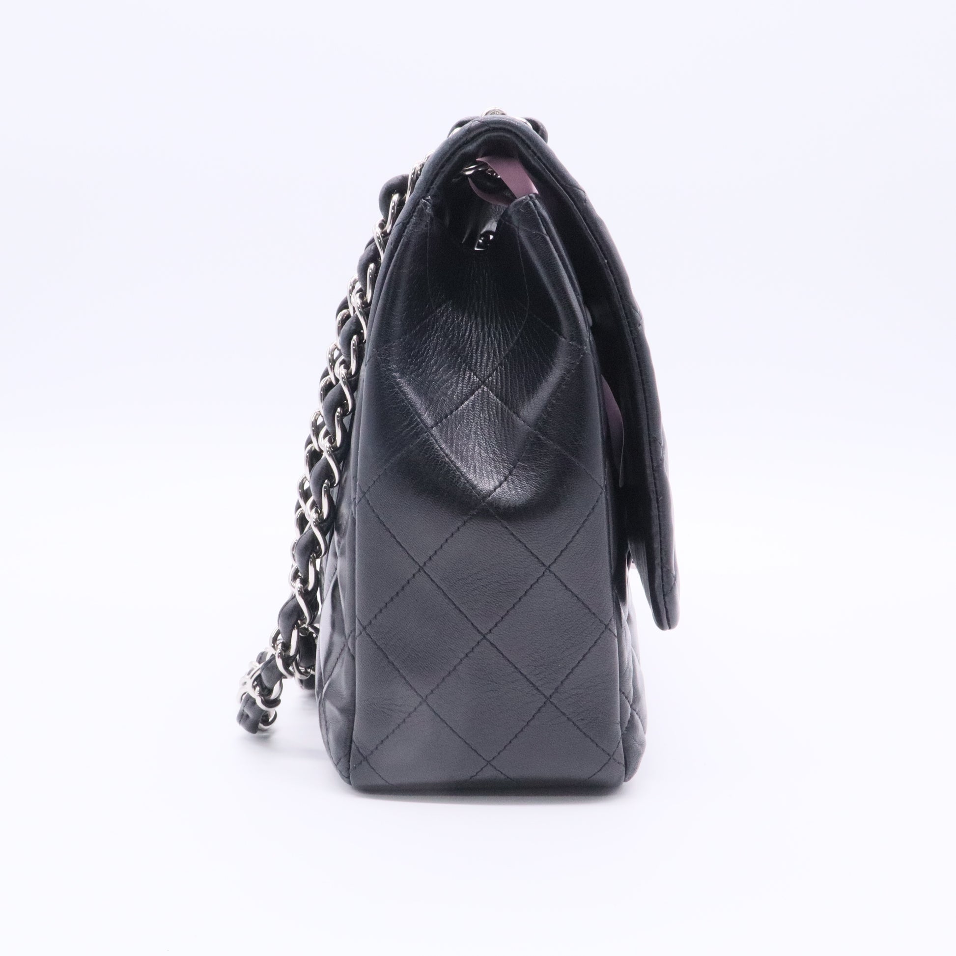 Classic Flap Bag Quilted Lambskin Jumbo Twins