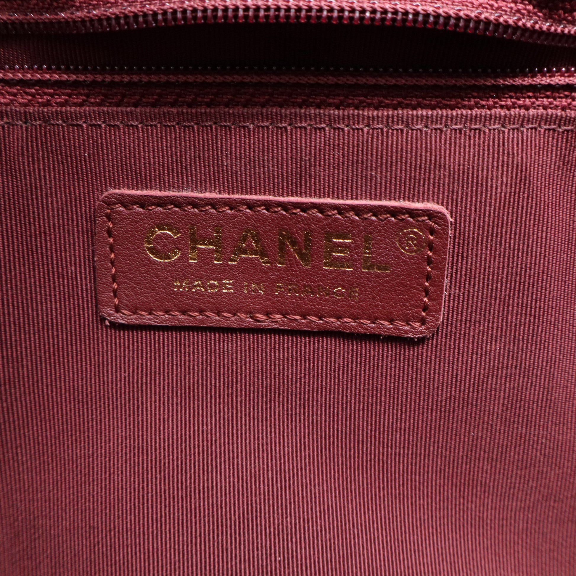 Chanel Large Timeless Red Shopping Tote twins