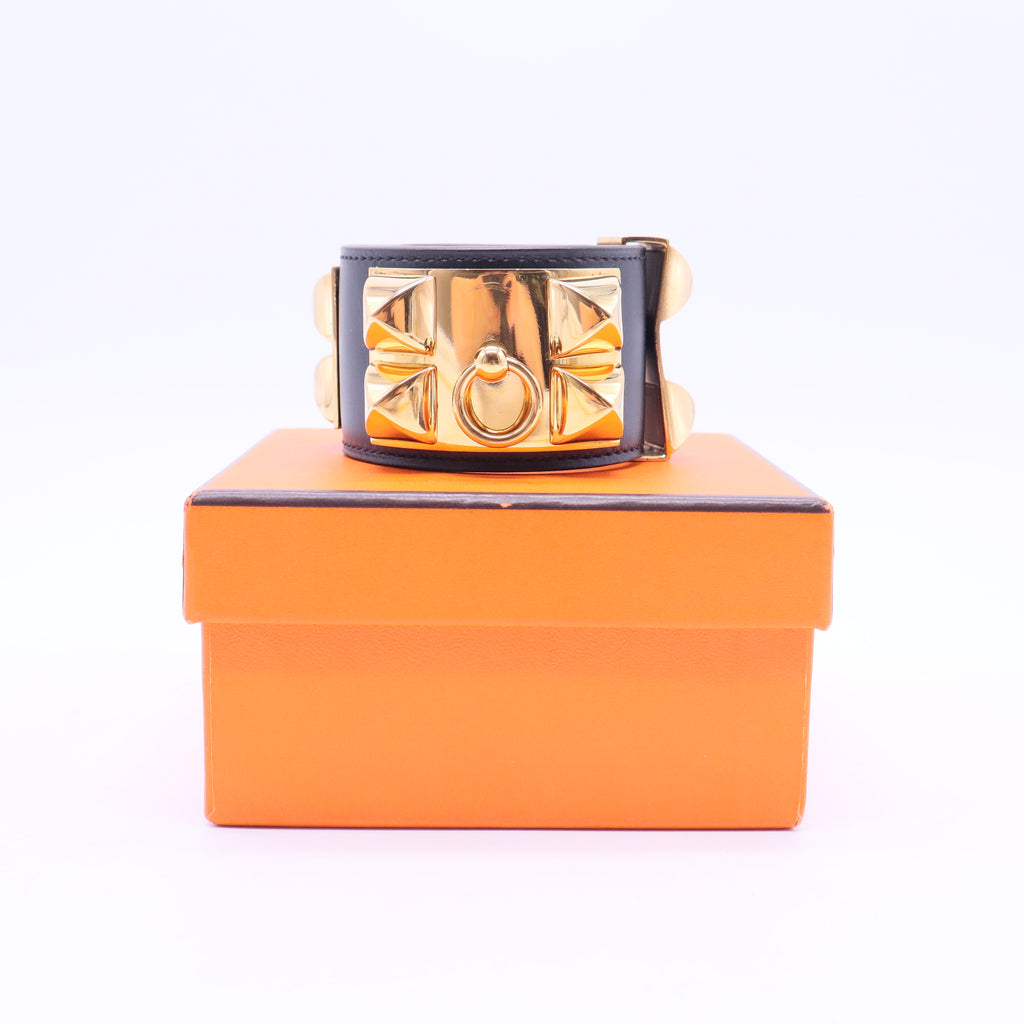Collier de chien leather bracelet W11101 twins