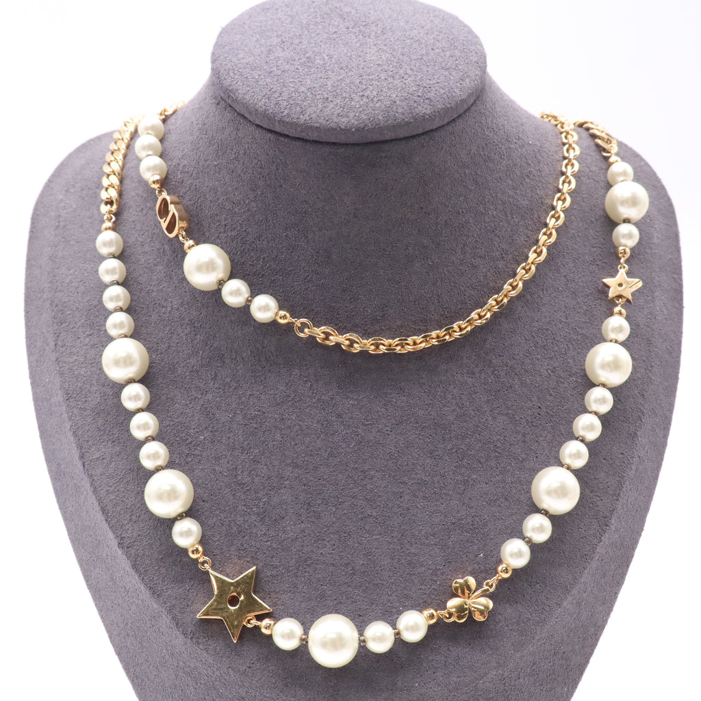 Dior Petit CD Long Necklace twins LDJ5076