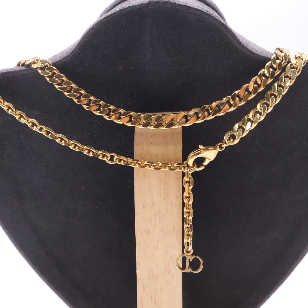 Dior Petit CD Long Necklace twins LDJ5076
