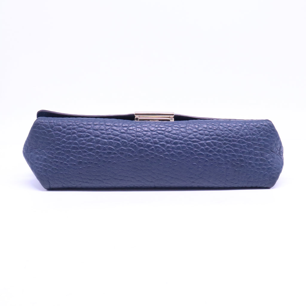 Signature Grain Medium Mildenhall Crossbody Bag Blue Carbon B21250
