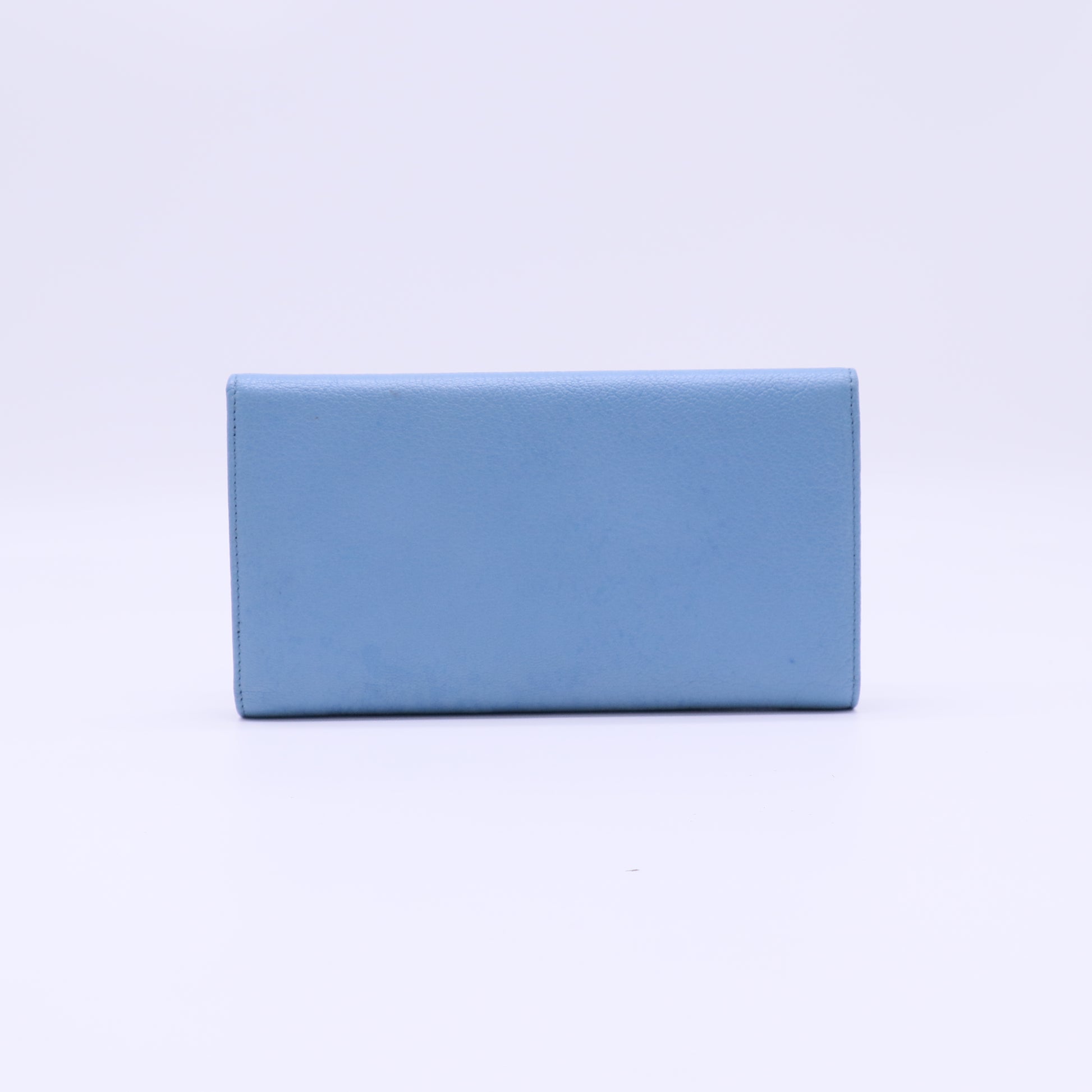 Miu Miu Madras Leather Long Flap Wallet W22014