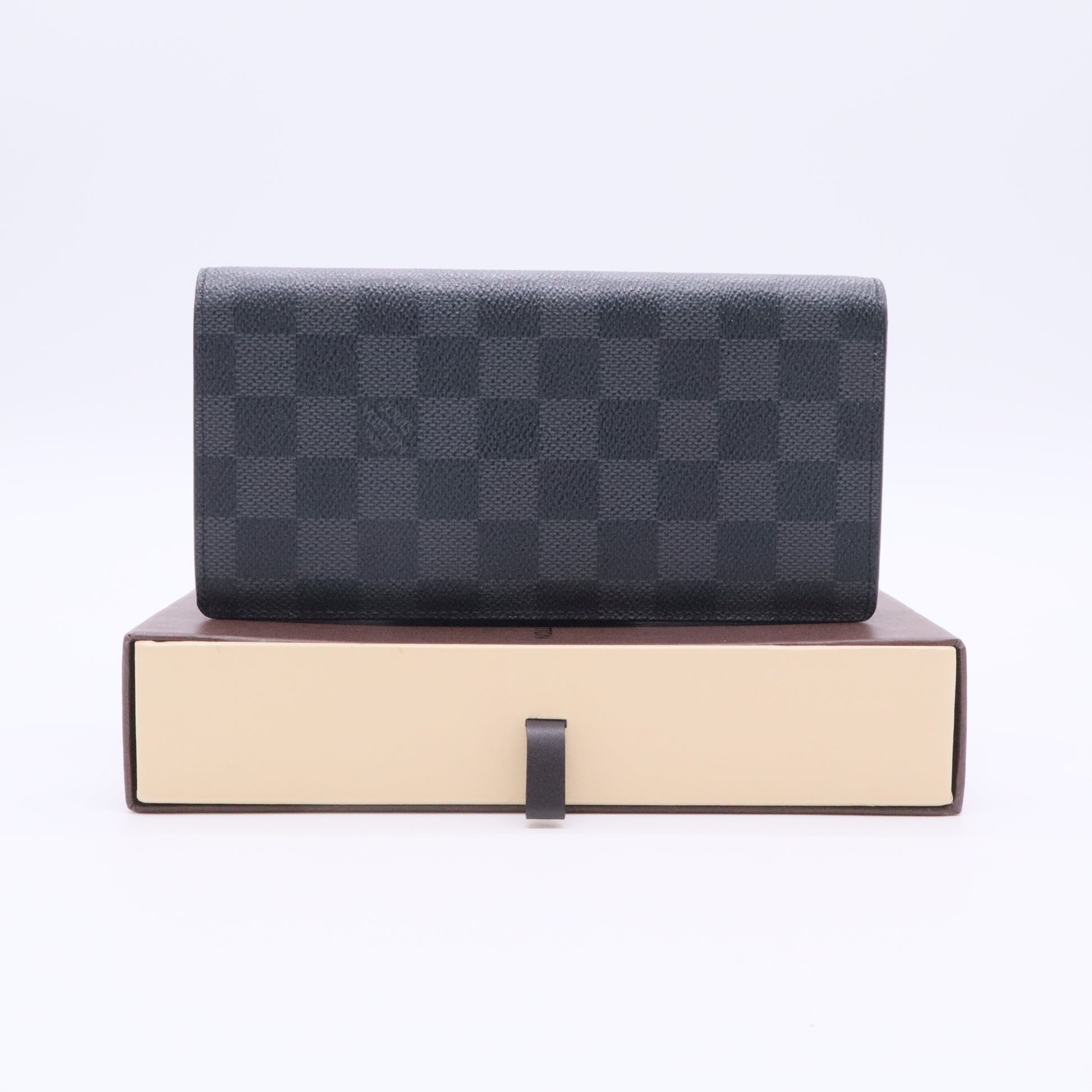 Louis Vuitton Damier Graphite Canvas Brazza Wallet twins