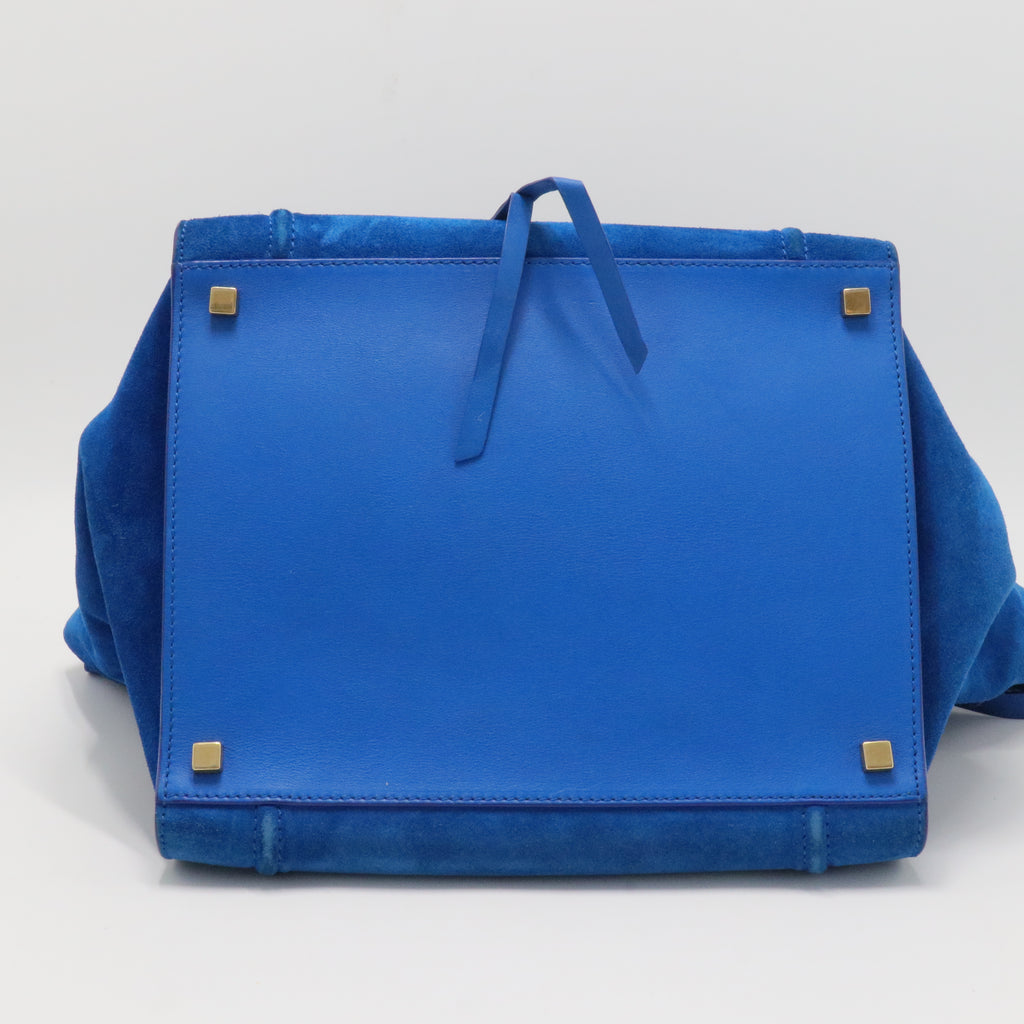 Celine Medium Suede Phantom Luggage Tote