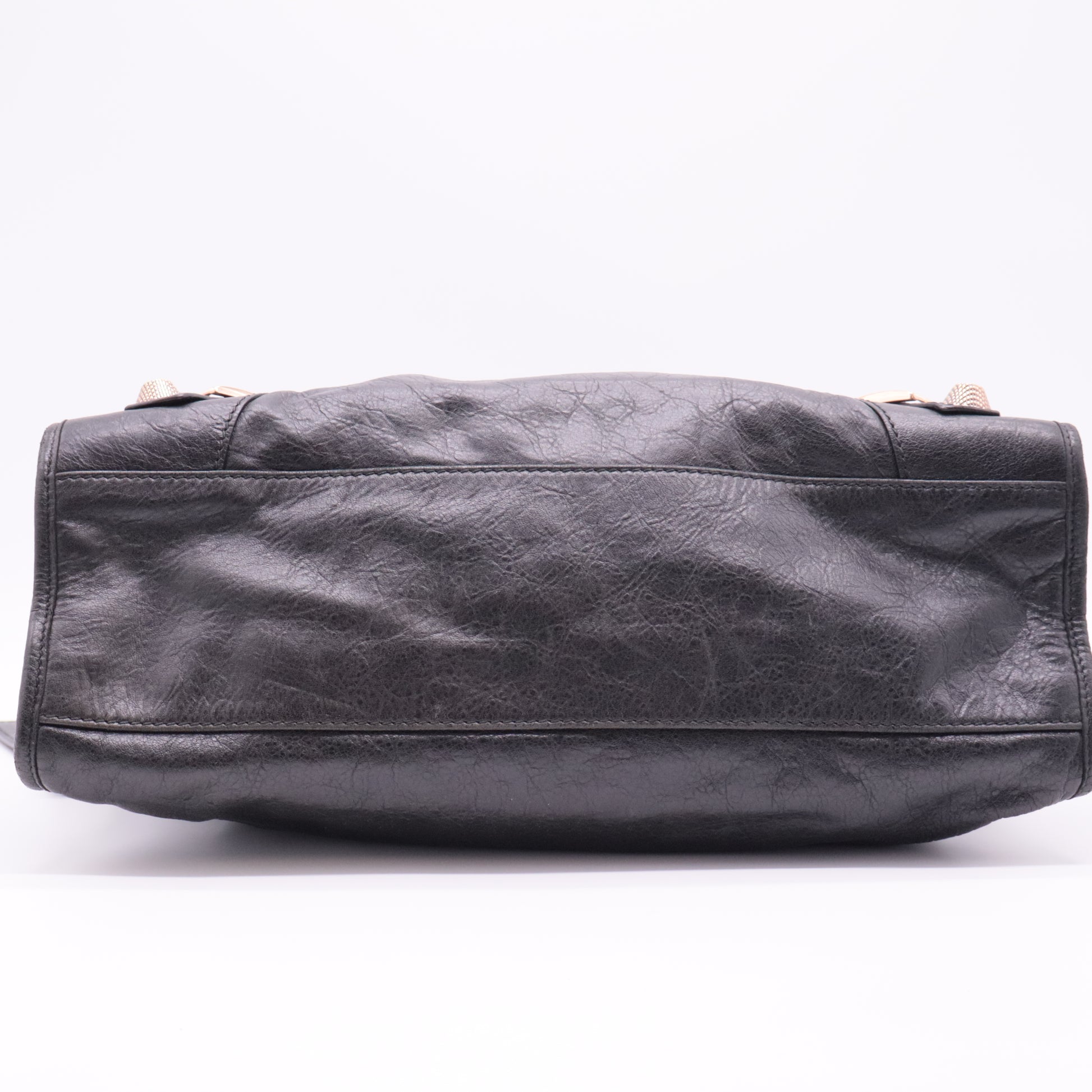 Agneau Giant 21 Rose Gold Hardware City Black twins