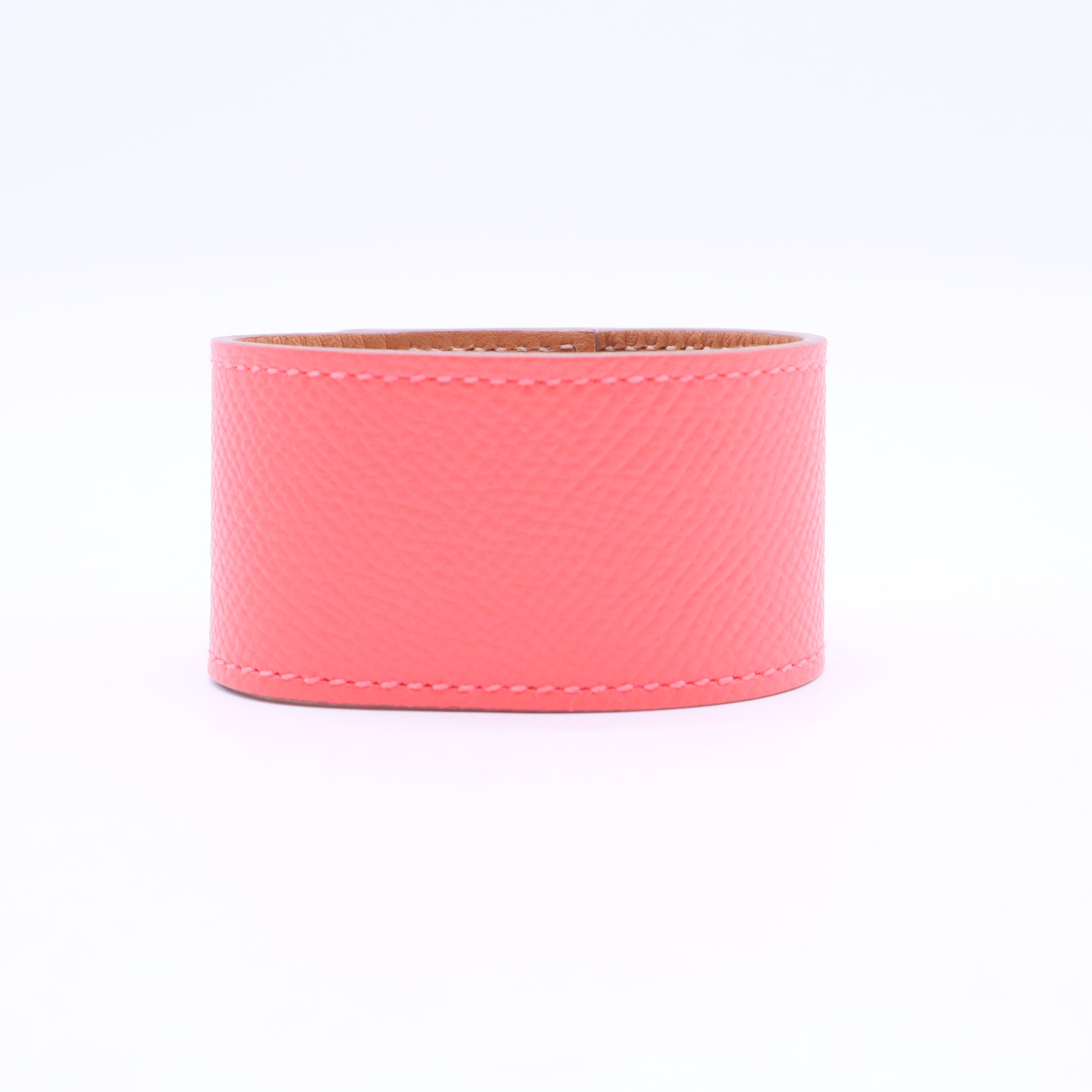 Epsom Kelly Dog Bracelet S Rouge Casaque TWINS W20373
