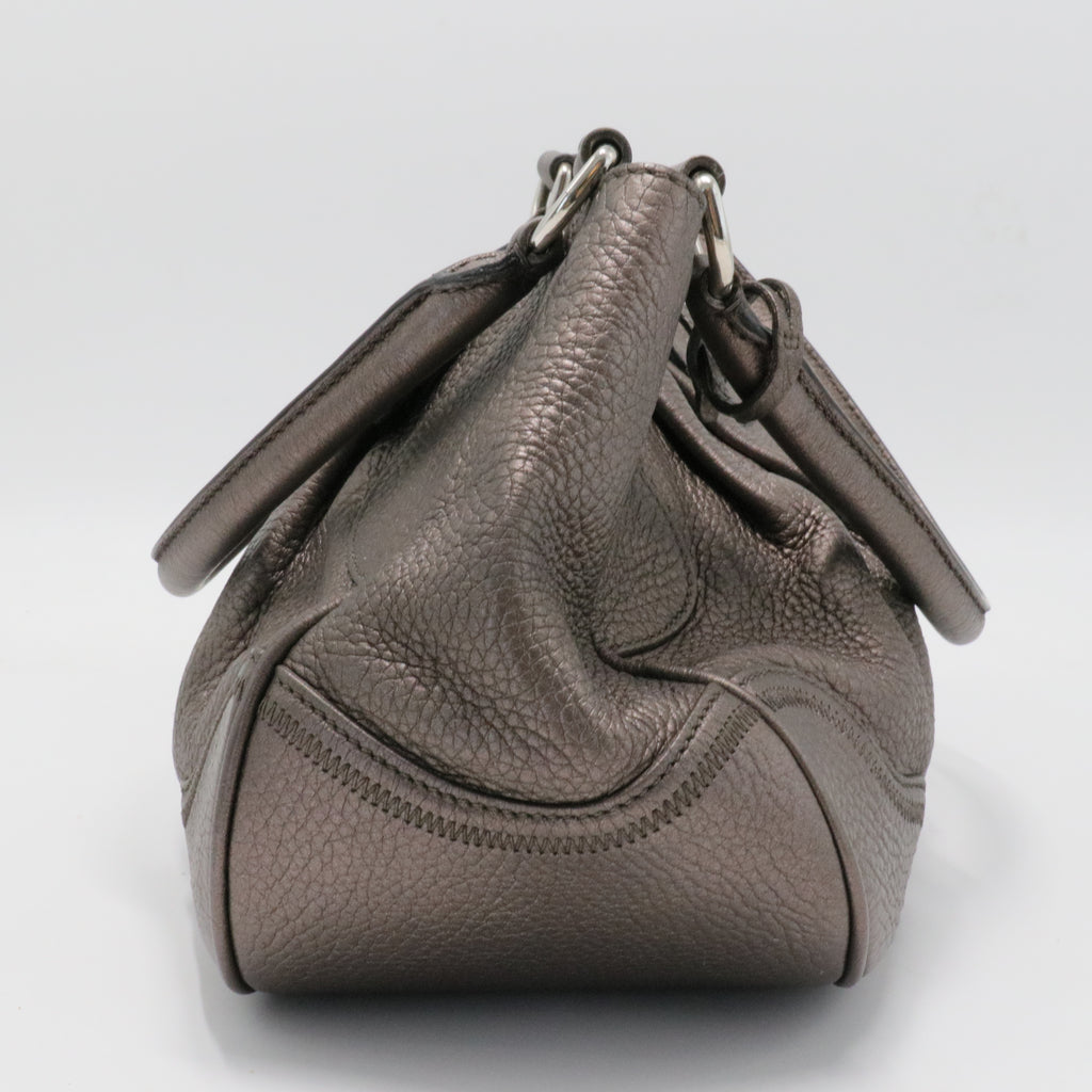 Vitello Daino Sound Lock Shoulder Bag